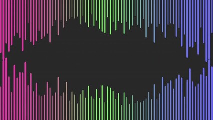 Blue, red and green neon lines pattern in 80s style, abstract business, corporate and retro style background