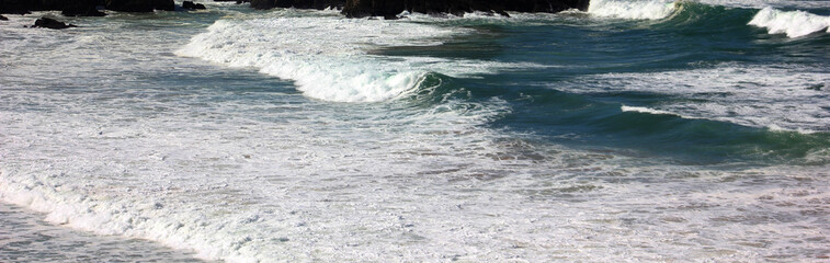 ondas na areia