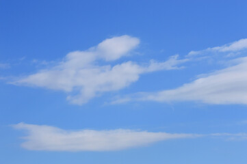 青空に浮かぶ雲