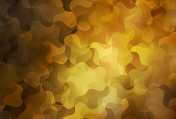 Dark Orange vector low poly texture.