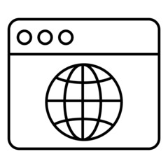 internet website page symbol icon