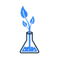 Experiment, growth icon. vector sketch.65