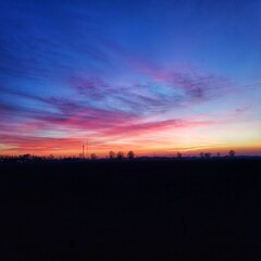 Fototapeta premium Tramonti d'inverno