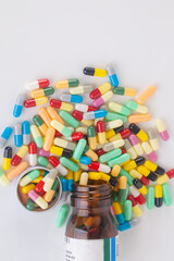 medicine background isolated