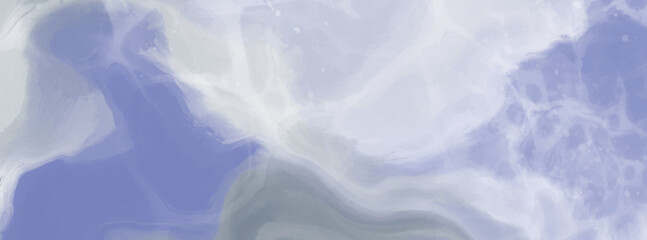 Elegant banner template design with color paint.