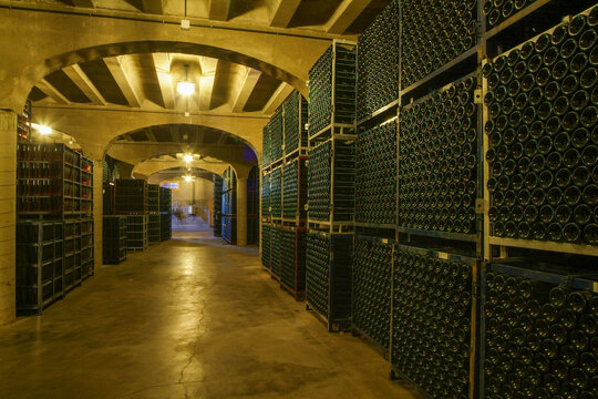 Bodega Palacio de Bornos en la localidad de Rueda, Valladolid, Castilla y Le&oacute;n.