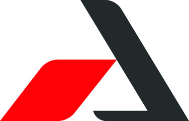 A letter logo design