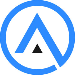 A letter logo design