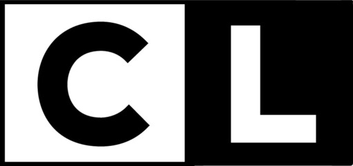 C L letter logo design