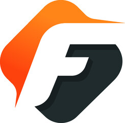 F letter logo design