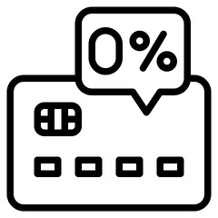 payment outline style icon