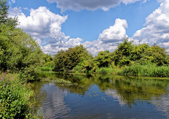River Kennet and Avon Canal at Reading - UK