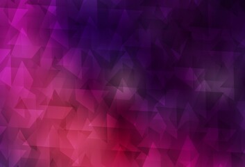 Dark Pink vector layout with lines, rectangles.