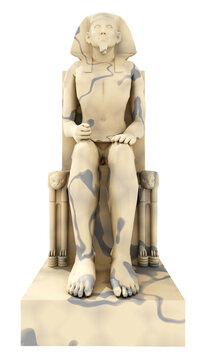 Statue aus dem alten Ägypten, Freisteller