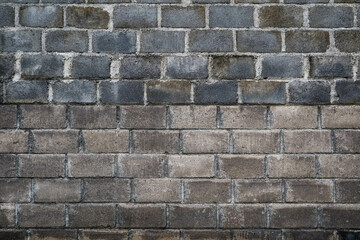 Abstract grunge brick wall texture for pattern background.