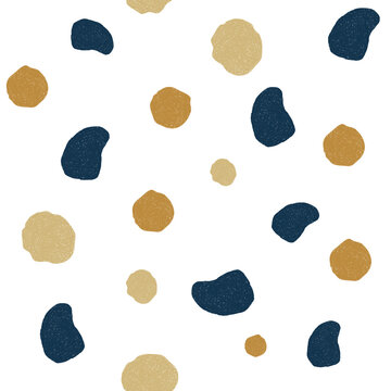 Childish seamless pattern with hand drawn dots. Trendy kids pencil hand-drawn background © Катерина Петрова