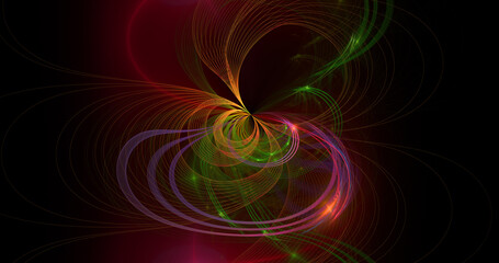 Abstract fractal light background