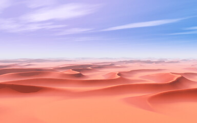 Fototapeta na wymiar Sanddünen in einer Wüste