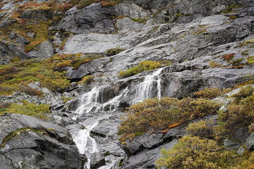 Beautiful landscape in Norway in fall 2021.