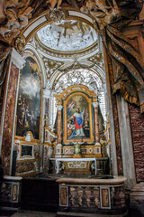 Interiors The Church of St. Louis of the French (Italian: San Luigi dei Francesi, French: Saint Louis des Français) is a Roman Catholic Church in Rome, not far fr