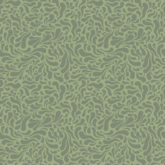 Abstract seamless vector pattern with green blobs