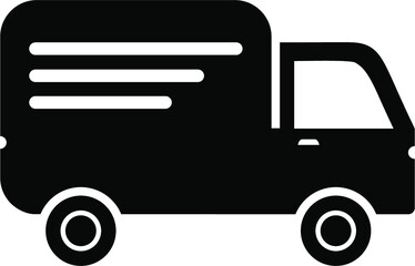 Truck Glyph Icon