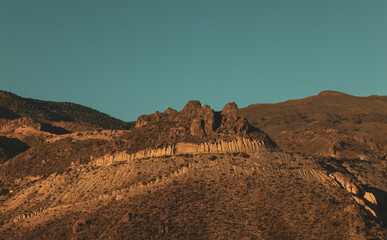 Landscape of tabernas desert, Almeria, Spain