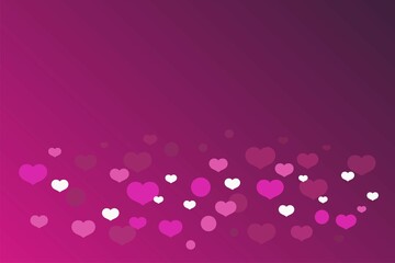 pink background with hearts