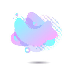 Colorful light blue and violet splash wallpapers, modern graphic elements