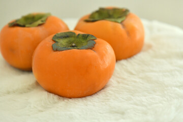 Persimmon background food fruit fresh healthy juicy nature vitamin sweet