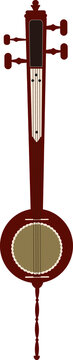 Vector of musical instrument kamancheh