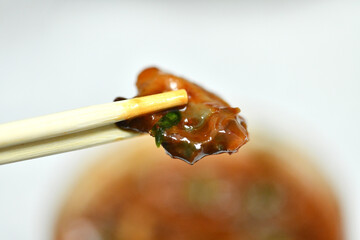 Korean food Korean cockle clam seasoned clams