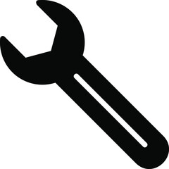 Wrench Glyph Icon