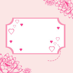 ilustration graphic of Love Valentine Template 