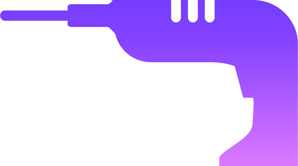 Obraz premium Drill Glyph Gradient