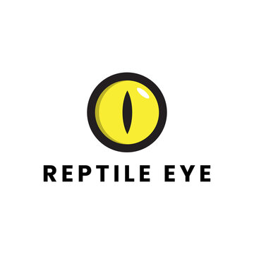 reptile eye logo design