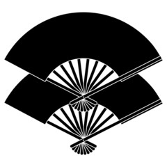 松平忠和の家紋です。重ね扇といいます。