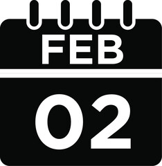 02-Feb - 02 Glyph Icon