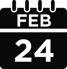 02-Feb - 24 Glyph Icon