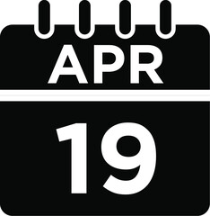 04-Apr - 19 Glyph Icon