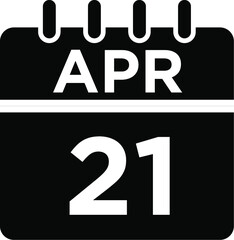 04-Apr - 21 Glyph Icon