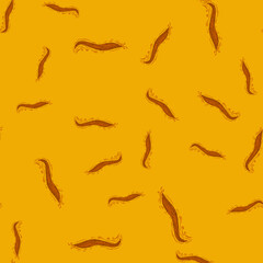 Confetti seamless pattern. Background of celebrated birthday.