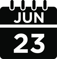06-Jun - 23 Glyph Icon