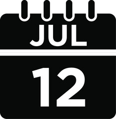 07-Jul - 12 Glyph Icon