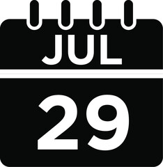 07-Jul - 29 Glyph Icon
