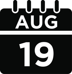 08-Aug - 19 Glyph Icon