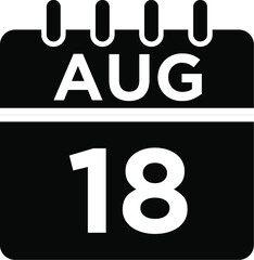 08-Aug - 18 Glyph Icon