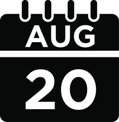 08-Aug - 20 Glyph Icon