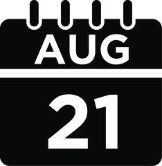 08-Aug - 21 Glyph Icon