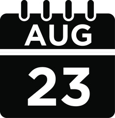 08-Aug - 23 Glyph Icon